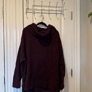 Women's Burgundy Sweater